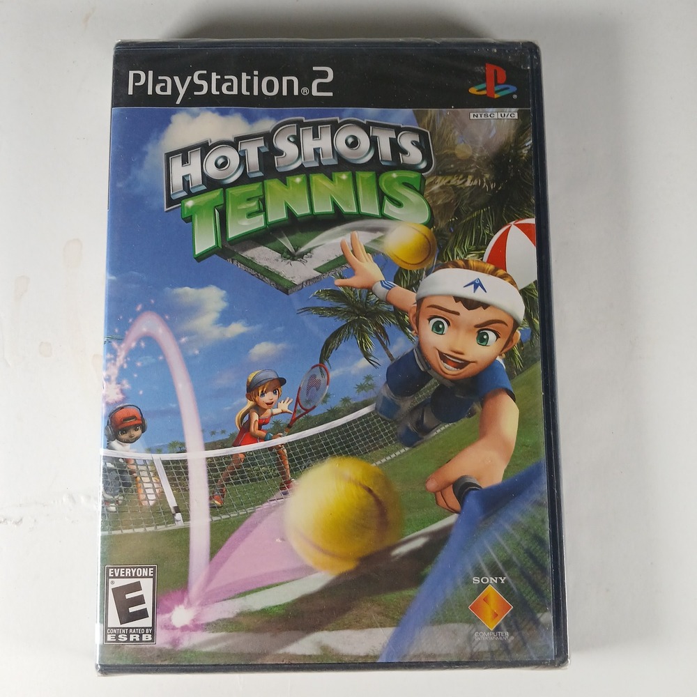 New - Hot Shots Tennis PS2 Sealed Sports Sony Arcade Game NTSC U/C